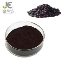 Factory supply pure natural pigment black rice extract 25% anthocyanins powder